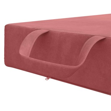 vidaXL Κρεβάτι Καναπέ Αναδιπλούμενο 90x63x45cm Ροζ