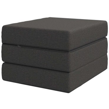 vidaXL Κρεβάτι Καναπέ Αναδιπλούμενο 75x67x45cm Σκούρο Γκρι