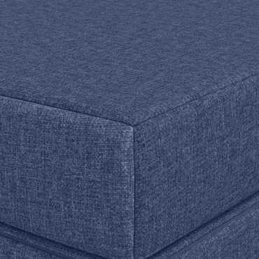 vidaXL Κρεβάτι Καναπέ Αναδιπλούμενο 80x67x45cm Μπλε