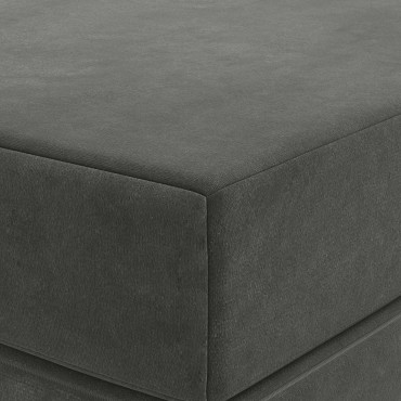 vidaXL Κρεβάτι Καναπέ Αναδιπλούμενο 80x67x45cm Σκούρο Γκρι