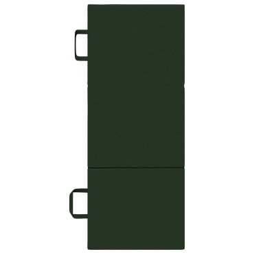 vidaXL Κρεβάτι Καναπέ Αναδιπλούμενο 90x67x45cm Σκούρο Πράσινο