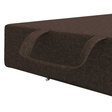 vidaXL Κρεβάτι Καναπέ Αναδιπλούμενο 90x67x45cm Taupe