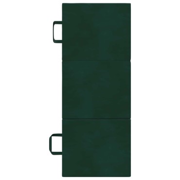 vidaXL Κρεβάτι Καναπέ Αναδιπλούμενο 90x67x45cm Σκούρο Πράσινο