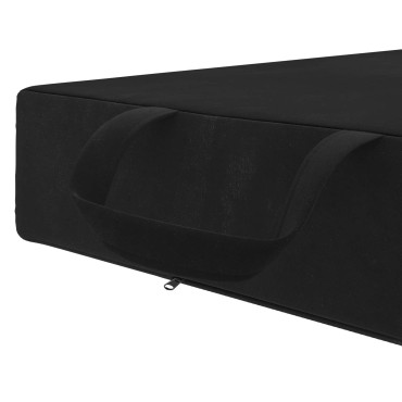 vidaXL Κρεβάτι Καναπέ Αναδιπλούμενο 90x67x45cm Μαύρο