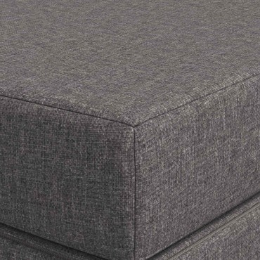 vidaXL Κρεβάτι Καναπέ Αναδιπλούμενο 100x67x45cm Ανοιχτό γκρι