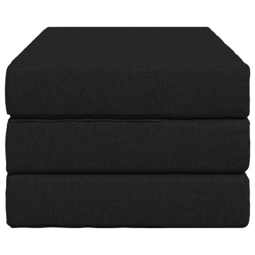 vidaXL Κρεβάτι Καναπέ Αναδιπλούμενο 100x67x45cm Μαύρο