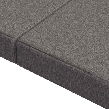 vidaXL Κρεβάτι Καναπέ Αναδιπλούμενο 120x67x45cm Ανοιχτό γκρι