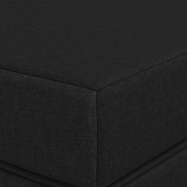 vidaXL Κρεβάτι Καναπέ Αναδιπλούμενο 120x67x45cm Μαύρο