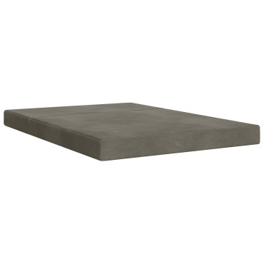 vidaXL Κρεβάτι Καναπέ Αναδιπλούμενο 120x67x45cm Ανοιχτό γκρι