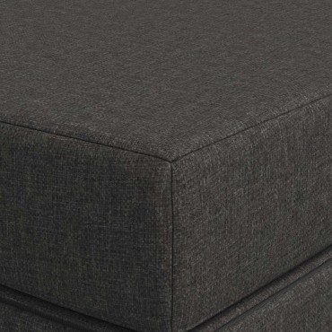 vidaXL Κρεβάτι Καναπέ Αναδιπλούμενο 140x67x45cm Σκούρο Γκρι