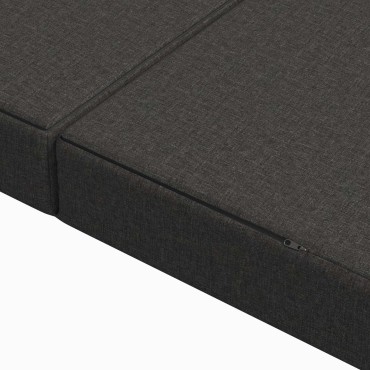 vidaXL Κρεβάτι Καναπέ Αναδιπλούμενο 140x67x45cm Σκούρο Γκρι