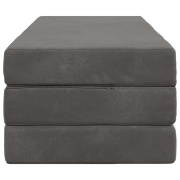 vidaXL Κρεβάτι Καναπέ Αναδιπλούμενο 160x67x45cm Σκούρο Γκρι