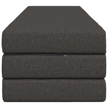 vidaXL Κρεβάτι Καναπέ Αναδιπλούμενο 180x67x45cm Σκούρο Γκρι