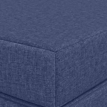 vidaXL Κρεβάτι Καναπέ Αναδιπλούμενο 180x67x45cm Μπλε