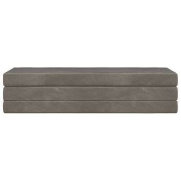 vidaXL Κρεβάτι Καναπέ Αναδιπλούμενο 180x67x45cm Ανοιχτό γκρι