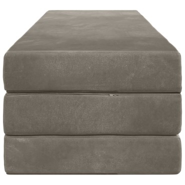 vidaXL Κρεβάτι Καναπέ Αναδιπλούμενο 180x67x45cm Ανοιχτό γκρι
