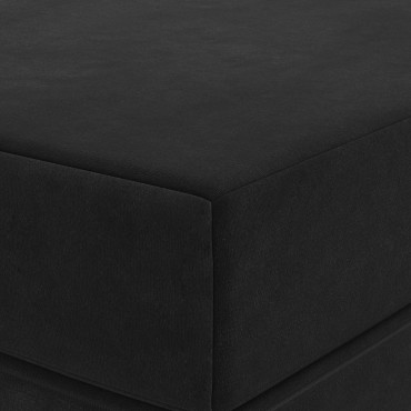 vidaXL Κρεβάτι Καναπέ Αναδιπλούμενο 180x67x45cm Μαύρο