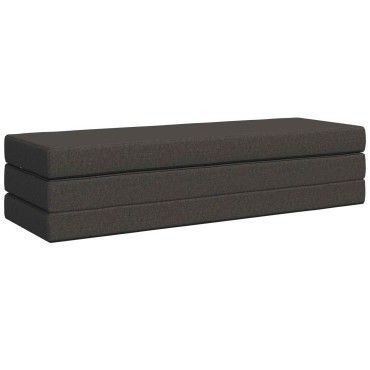 vidaXL Κρεβάτι Καναπέ Αναδιπλούμενο 200x67x45cm Σκούρο Γκρι