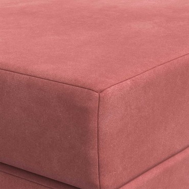 vidaXL Κρεβάτι Καναπέ Αναδιπλούμενο 200x67x45cm Ροζ