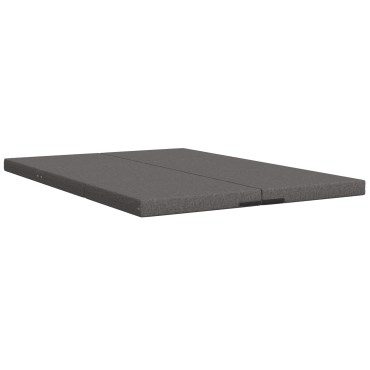 vidaXL Κρεβάτι Καναπέ Αναδιπλούμενο 140x67x15cm Ανοιχτό γκρι