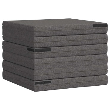 vidaXL Κρεβάτι Καναπέ Αναδιπλούμενο 70x67x48cm Ανοιχτό γκρι