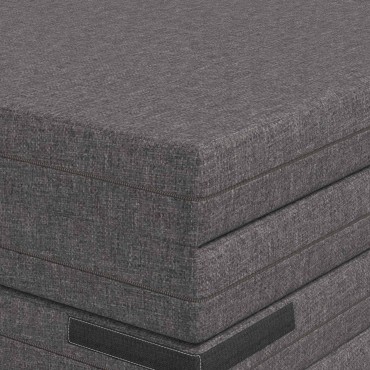 vidaXL Κρεβάτι Καναπέ Αναδιπλούμενο 70x67x48cm Ανοιχτό γκρι