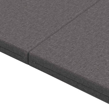 vidaXL Κρεβάτι Καναπέ Αναδιπλούμενο 70x67x48cm Ανοιχτό γκρι
