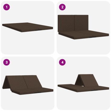 vidaXL Κρεβάτι Καναπέ Αναδιπλούμενο 70x67x48cm Taupe