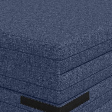 vidaXL Κρεβάτι Καναπέ Αναδιπλούμενο 70x67x48cm Μπλε