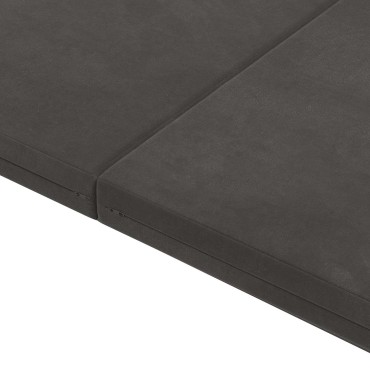 vidaXL Κρεβάτι Καναπέ Αναδιπλούμενο 140x67x15cm Σκούρο Γκρι
