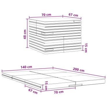 vidaXL Κρεβάτι Καναπέ Αναδιπλούμενο 70x67x48cm Σκούρο Πράσινο
