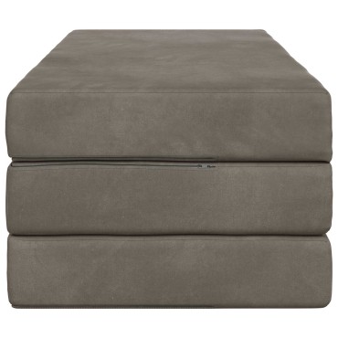 vidaXL Κρεβάτι Καναπέ Αναδιπλούμενο 160x67x45cm Ανοιχτό γκρι