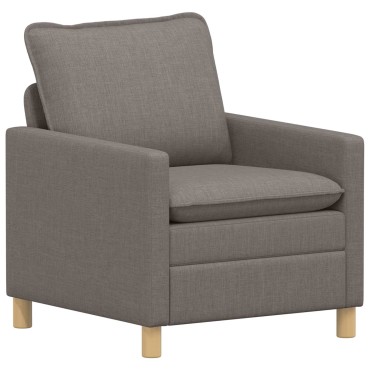 vidaXL Καναπές Taupe 76x81x87,5cm Ύφασμα