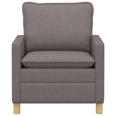 vidaXL Καναπές Taupe 76x81x87,5cm Ύφασμα