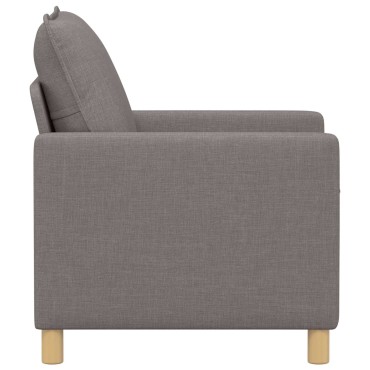 vidaXL Καναπές Taupe 76x81x87,5cm Ύφασμα