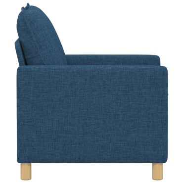 vidaXL Καναπές Μπλε 76x81x87,5cm Ύφασμα