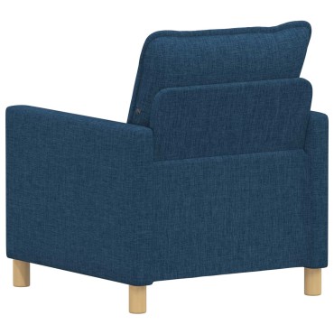 vidaXL Καναπές Μπλε 76x81x87,5cm Ύφασμα