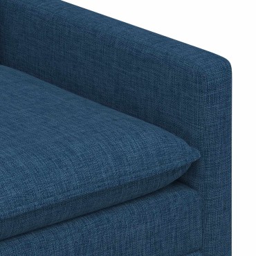 vidaXL Καναπές Μπλε 76x81x87,5cm Ύφασμα