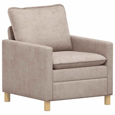 vidaXL Καναπές Μπεζ 76x81x87,5cm Πολυεστέρας