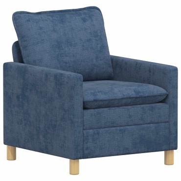 vidaXL Καναπές Μπλε 76x81x87,5cm Πολυεστέρας