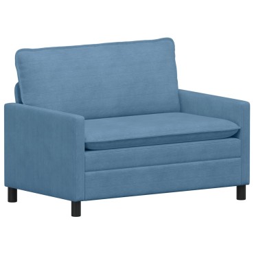 vidaXL Καναπές Μπλε 126x81x87,5cm Ύφασμα