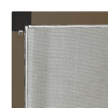 vidaXL Σκηνίδα Εντόμων Για Παράθυρα Καφέ 110 x 130 cm