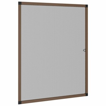 vidaXL Σκηνίδα Εντόμων Για Παράθυρα Καφέ 130 x 150 cm