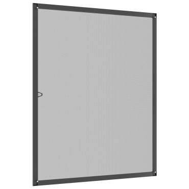 vidaXL Σκηνίδα Εντόμων Για Παράθυρα Ανθρακί 110 x 130 cm
