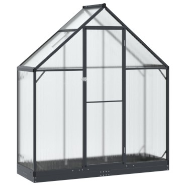 vidaXL Θερμοκήπιο Κήπου με πόρτα Ανθρακί 183,5 x 63,5 x 207 εκ.