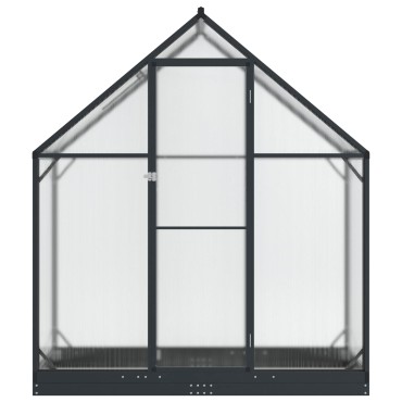vidaXL Θερμοκήπιο Κήπου με πόρτα Ανθρακί 183,5 x 63,5 x 207 εκ.