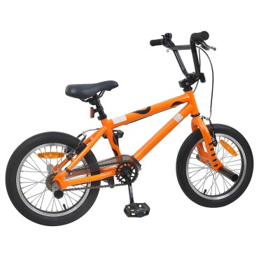 vidaXL BMX Ποδήλατο 16 ίντσες για παιδιά 5-8 ετών Πορτοκαλί