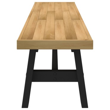 vidaXL Καθιστικό Σαλονιού NOAIN 160x41x45cm Στερεό πεύκο Φυσικό