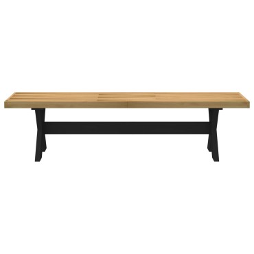 vidaXL Καθιστικό Σαλονιού NOAIN 160x41x45cm Στερεό πεύκο Φυσικό