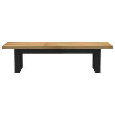 vidaXL Καθιστικό Σαλονιού NOAIN 160x41x45cm Στερεό πεύκο Φυσικό